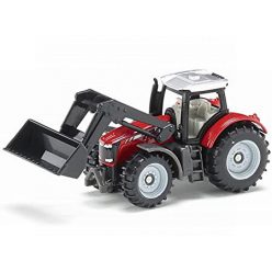 Siku 1:87 Massey-Fergusson traktor markolóval - 1484
