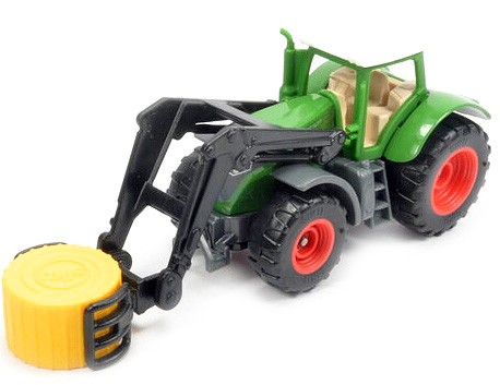 Siku 1:87 Fendt 1050 Vario traktor bálarakodóval - 1539