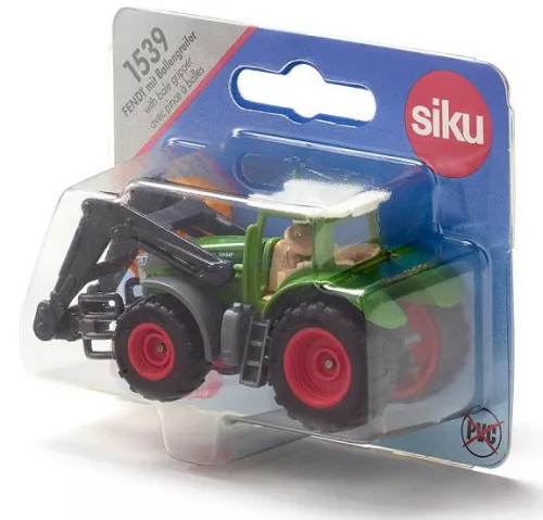 Siku 1:87 Fendt 1050 Vario traktor bálarakodóval - 1539