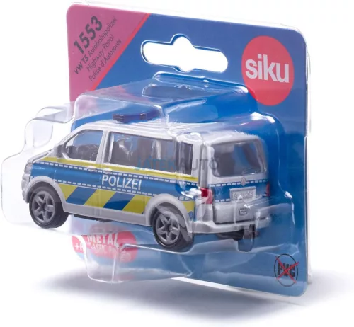 Siku 1:55 Volkswagen rendőrségi furgon - 1350