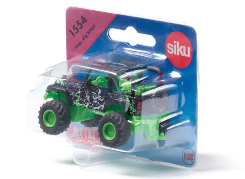 Siku 1:55 Jeep Wrangler nagykerekű terepjáró - 1554 