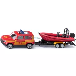  Siku 1:55 Land Rover Defender terepjáró motorcsónakkal - 1608 