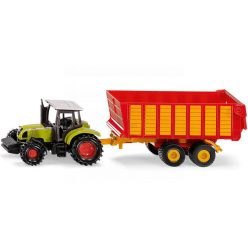 Siku 1:87 Claas traktor utánfutóval - 1650