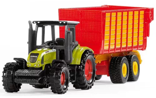 Siku 1:87 Claas traktor utánfutóval - 1650