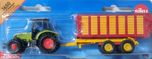 Siku 1:87 Claas traktor utánfutóval - 1650
