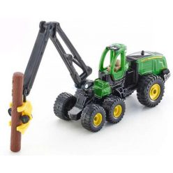   Siku 1:87 John Deere Harvester 1470E fakitermelő traktor - 1652