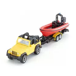   Siku 1:55 Jeep motorcsónakot szállító utánfutóval - 1658