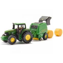 Siku 1:87 John Deere traktor bálázóval - 1665