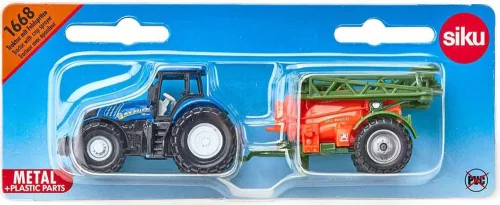 Siku 1:87 New Holland traktor permetezővel - 1668