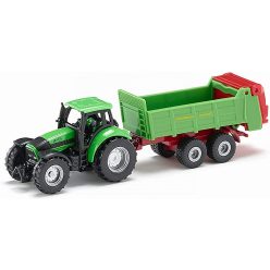   Siku 1:87 Fendt traktor univerzális trágyázó utánfutóval - 1673