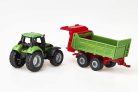 Siku 1:87 Fendt traktor univerzális trágyázó utánfutóval - 1673