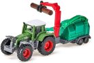 Siku 1:87 Fendt Favorit traktor fa aprítóval - 1675