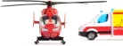  Siku 1:87 Mercedes mentőautó és mentő helikopter - 1748 