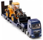 Siku 1:87 MAN TGX kamion trélerrel és JCB homlokrakodóval - 1790