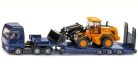 Siku 1:87 MAN TGX kamion trélerrel és JCB homlokrakodóval - 1790