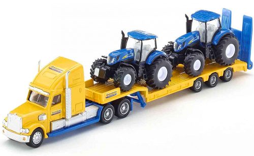 Siku Farmer 1:87 kamion trélerrel, New Holland traktorokkal - 1805