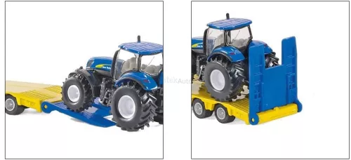 Siku Farmer 1:87 kamion trélerrel, New Holland traktorokkal - 1805