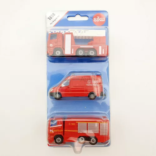 Siku magyar tűzoltóautó szett - 1818
