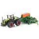 Siku Farmer 1:87 Claas Xerion traktor Amazone Cayenna 6001 vetőgéppel - 1826