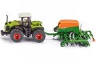 Siku Farmer 1:87 Claas Xerion traktor Amazone Cayenna 6001 vetőgéppel - 1826