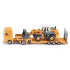 Siku 1:87 MAN TGA kamion trélerrel és Liebherr homlokrakodóval - 1839