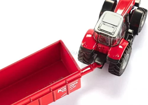 Siku Farmer 1:87 Massey-Ferguson traktor utánfutóval - 1844