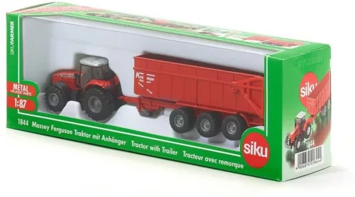 Siku Farmer 1:87 Massey-Ferguson traktor utánfutóval - 1844