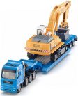 Siku 1:87 MAN TGA kamion trélerrel és Liebherr exkavátorral - 1847