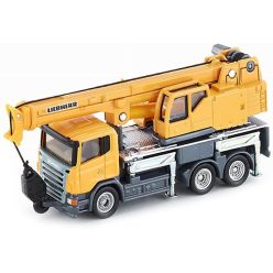   Siku 1:87 Scania kamion Liebherr daru felépítménnyel - 1859