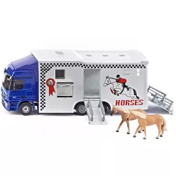 Siku 1:50 Mercedes-Benz Actros lószállító kamion - 1942