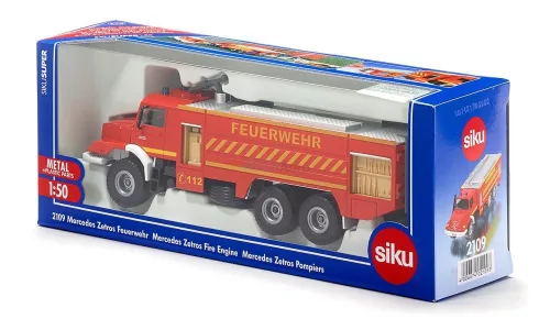 Siku 1:50 Mercedes-Benz Zetros tűzoltóautó - 2109