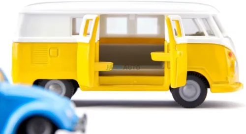 Siku 1:55 Volkswagen T1 Samba, Bogár szállító utánfutóval - 2567 