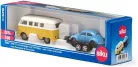 Siku 1:55 Volkswagen T1 Samba, Bogár szállító utánfutóval - 2567 