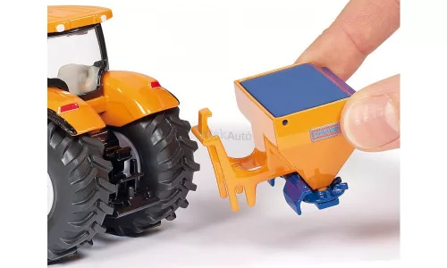 Siku 1:50 New Holland hókotró/sószóró traktor - 2940