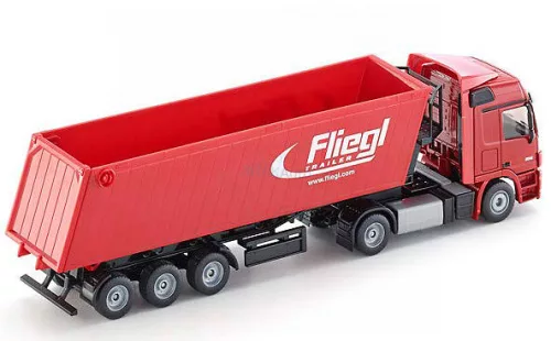 SIKU 1:50 Kamion billenős pótkocsival - Piros - 3537