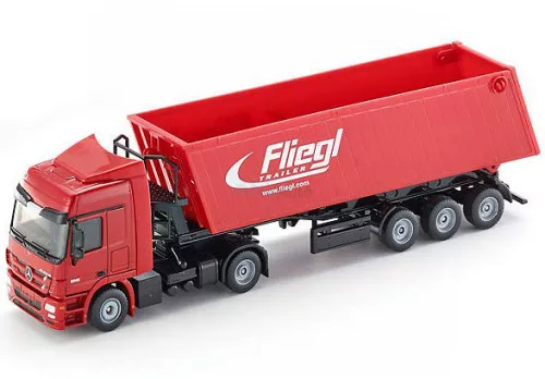 SIKU 1:50 Kamion billenős pótkocsival - Piros - 3537