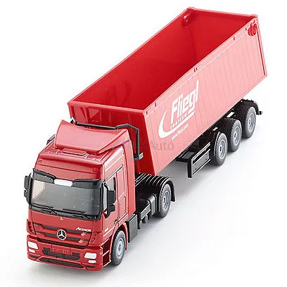 SIKU 1:50 Kamion billenős pótkocsival - Piros - 3537