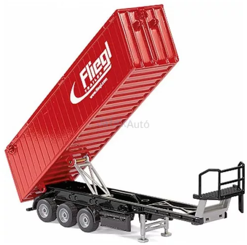 SIKU 1:50 Kamion billenős pótkocsival - Piros - 3537