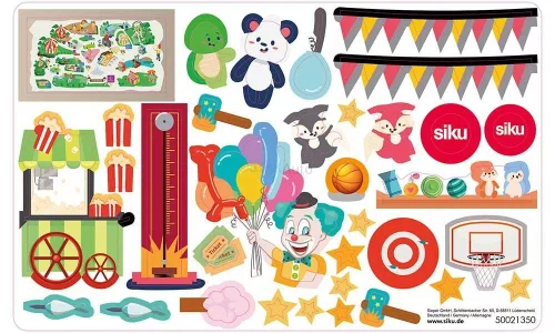 Siku 1:50 Mercedes-Benz vásári mobilház szállító kamion - 3562