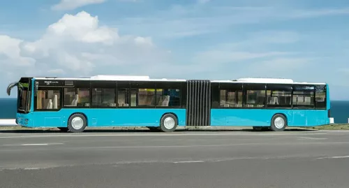 Siku 1:50 MAN Lion's City csuklós busz tengeri élővilág matricákkal - 3736
