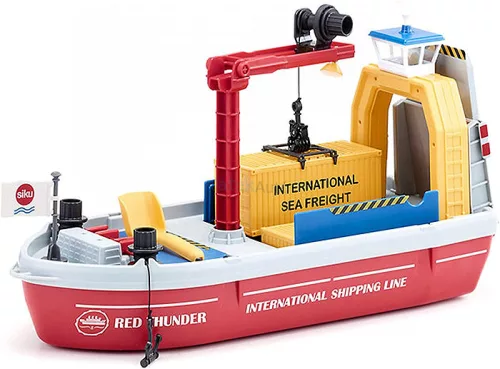 Siku konténer szállító kamion + Konténerhajó (3921+5403)