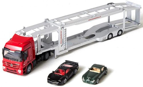 Siku 1:50 Mercedes-Benz Actros autószállító kamion - 3934 - Értékcsökkent!