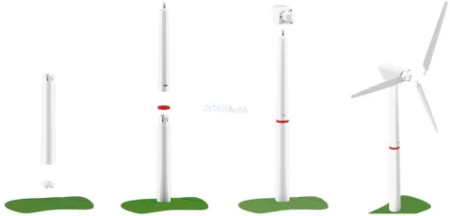 Siku 1:50 Mercedes-Actros szélturbina szállító kamion - 3935