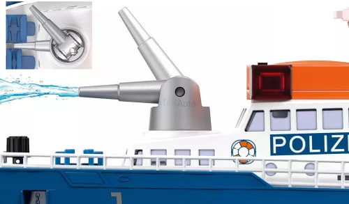 Siku World - Rendőrségi hajó fénnyel/hanggal - 5401