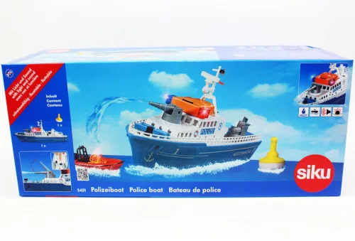 Siku World - Rendőrségi hajó fénnyel/hanggal - 5401