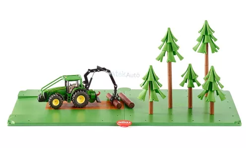 Siku World - Erdő készlet John Deere traktorral - 5605