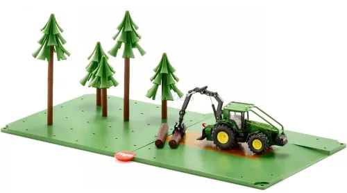 Siku World - Erdő készlet John Deere traktorral - 5605