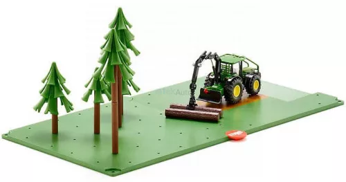 Siku World - Erdő készlet John Deere traktorral - 5605