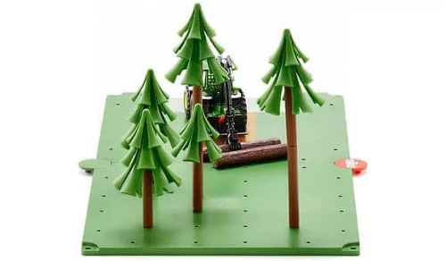 Siku World - Erdő készlet John Deere traktorral - 5605