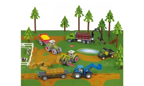 Siku World - Erdő készlet John Deere traktorral - 5605